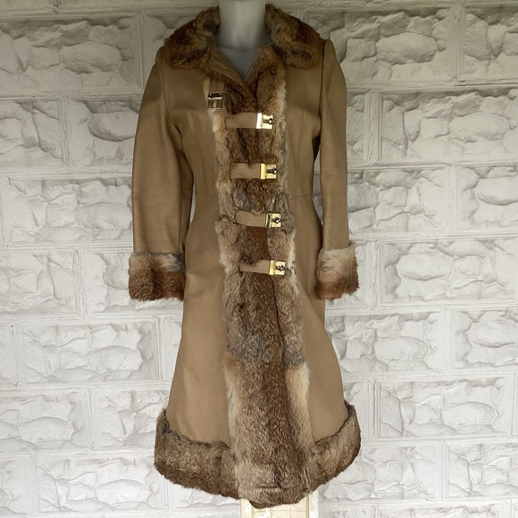 Penny Lane Jackets & Blazers - Penny Lane Vintage 70s Leather and Fur Women’s Coat Size Small